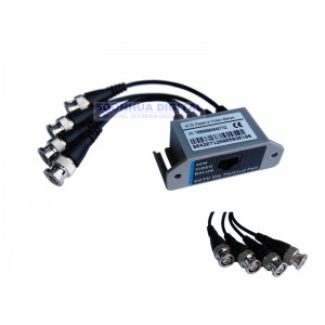 4 Channel Passive Video Balun cctv via twisted pairs