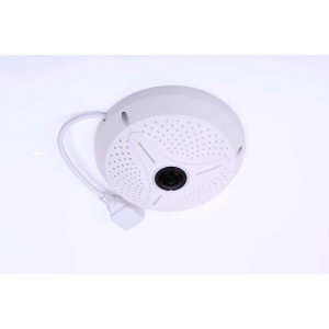 3.0MP Fish Eye Panorama Network Dome Camera Support WDR