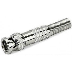 BNC connector with spring protector w/screw