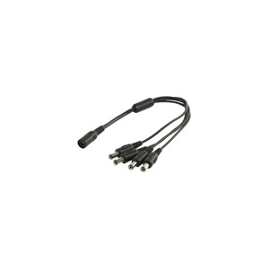 1 Female to 4 Male Power Splitter Cable CCTV F-62