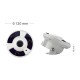 5 Megapixel 360 Degree Panoramic Fisheye HD IP Camera.