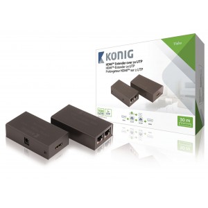 K&ouml;nig HDMI Cat5 Extender 30 m