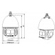 dahua 2Mp Full HD 30x WDR Star Light Network IR PTZ Dome Camera  POE