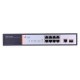 8X 10/100Mbps PoE port with 1 gigabit Combo port PoE Switch