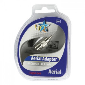 HQ Videoadapter BNC female - RCA male