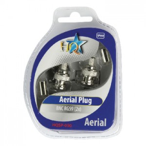 HQ Videoadapter BNC male - RCA female