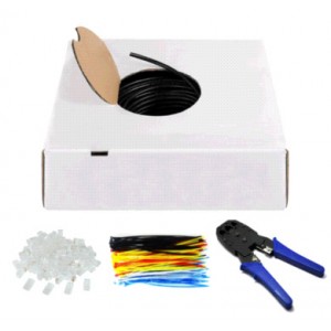 Cat 6 U/UTP Netv&aelig;rkskabel - Udend&oslash;rs - Komplet s&aelig;t - 305 m