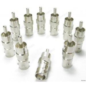 BNC Female to RCA Male Adapter for Video Cable