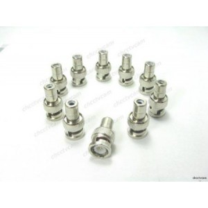 BNC male to RCA Female Adapter for Video cable 