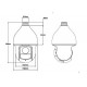 Dahua 2Mp Full HD 20x Network PTZ Dome Camera POE