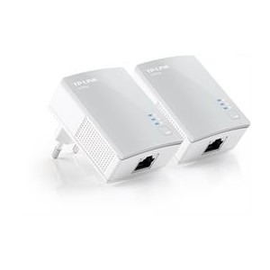 TP-LINK AV 500 Nano Powerline Adapter Starter Kit, 2 enheder, hvid