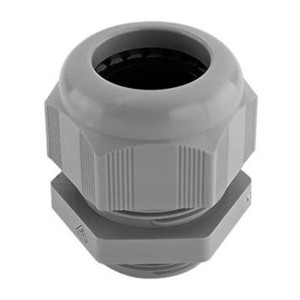 Forskruning polyamid M25 &Oslash;9-18 IP68, gr&aring;