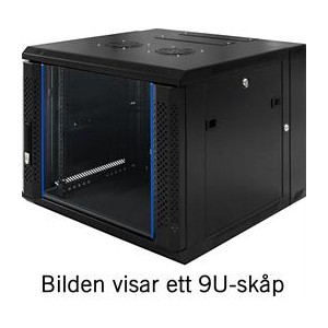 TOTEN, 19" v&aelig;gskab, 12U Hvid