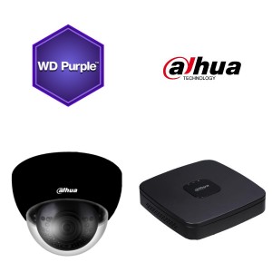 Dahua KIT 4 kanalers NVR 1TB med indbygget PoE switch