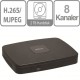 Dahua NVR KIT 4X4 MP Bullet KAMERA 2,8MM