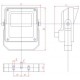 License Plate Recognition Flash Lamp