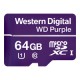 WD Purple 64GB Surveillance microSD HC Class 10