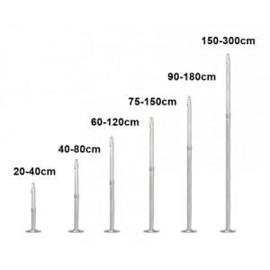 Aluminium 60-120cm length Wall and ceiling Retractable CCTV Bracket