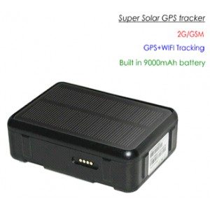 Solar GPS tracker, 2G/GSM, Waterproof,GPS+ WIFI+LBS