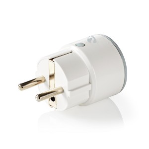 Smart Plug med Wi-Fi Effektmonitor Schuko-type F 10 A
