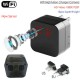 WIFI Charger Camera, HD1080P, 12pcs IR For Nightvision 5-8meters, TF Max 128G, App: LOOKCAM 16GB
