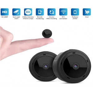 Mini 1080P Video Recording Wireless IP Hidden Camera with Wide Angle 150 Degree