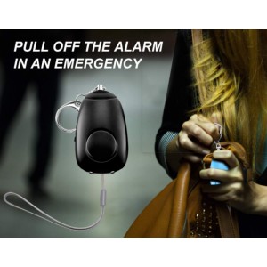 130db Rechargeable Personal Alarm with Keychain
