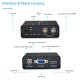 TVI/AHD/CVI to HDMI/CVBS VGA Converter With 1xlooping TVI/AHD/CVI output